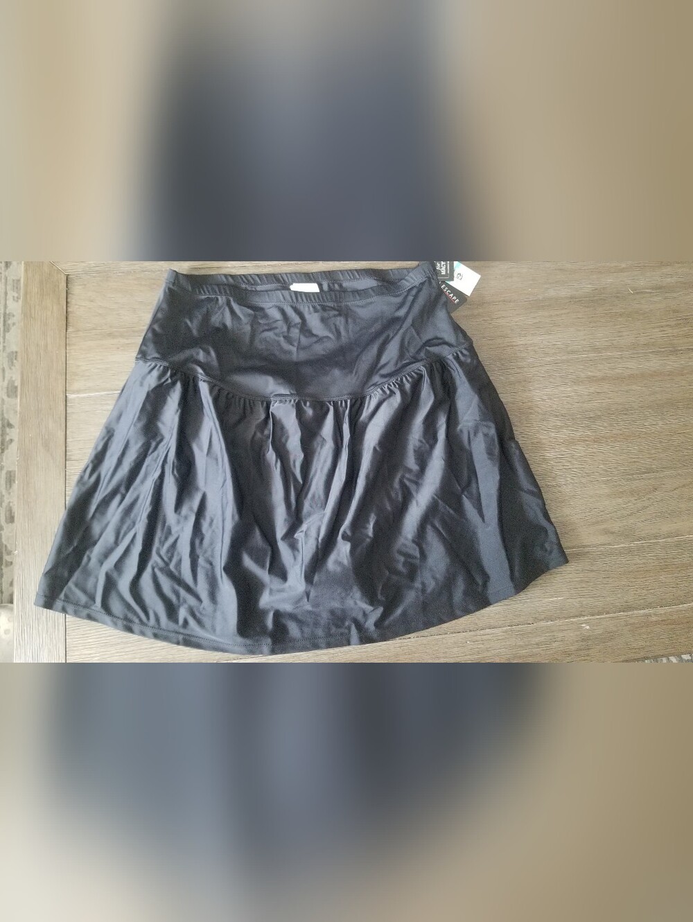 Macys Island Escape Women's Black  Swim Skirt